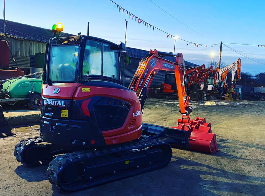 Orbital Equipment | Digger Hire | Mini Digger Hire | Excavator Hire