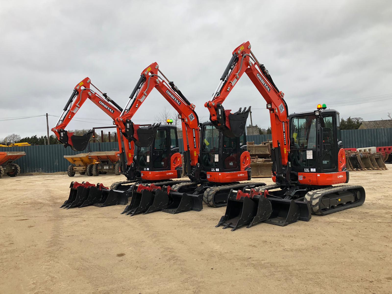 Orbital Equipment | Digger Hire | Mini Digger Hire | Excavator Hire