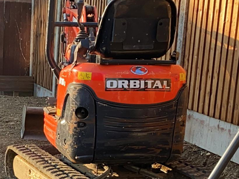Orbital Equipment | Digger Hire | Mini Digger Hire | Excavator Hire