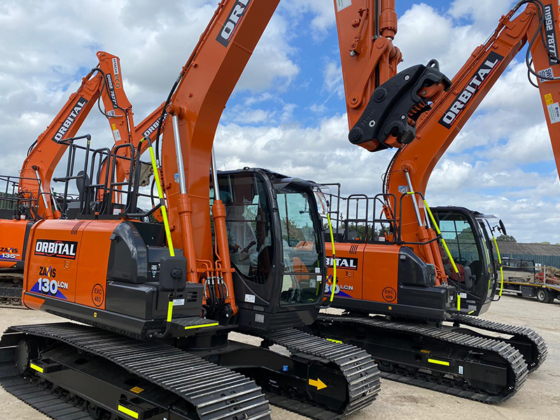 Orbital Equipment | Digger Hire | Mini Digger Hire | Excavator Hire