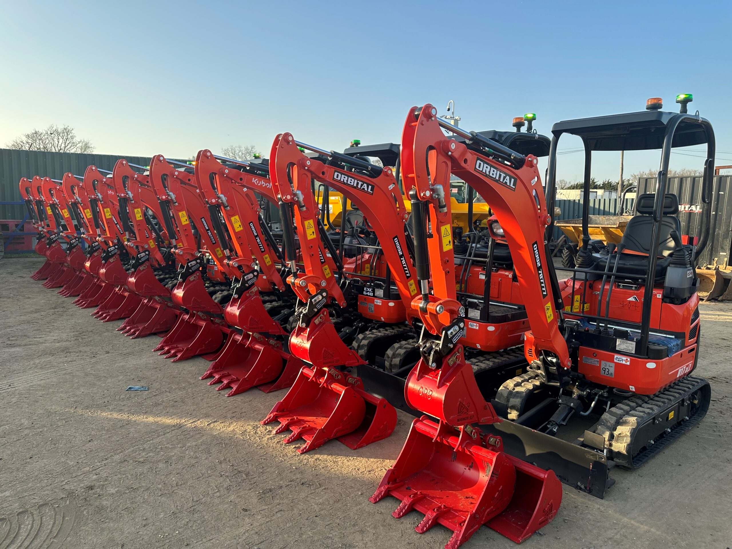 Orbital Equipment | Digger Hire | Mini Digger Hire | Excavator Hire